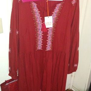 Beautiful embroidered boho dress